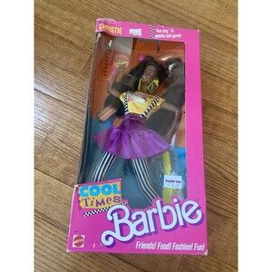 VTG NIB Christie 1988 Cool Times Barbie Doll Mattel 3217 AA Doll 80s 90s Retro